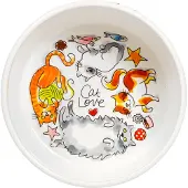 Blond Amsterdam voerbak cat love (15,5 CM)