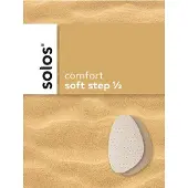 Solos Voorvoetzool, halve leren zool met latex.
