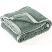 Tiseco HOME STUDIO - Plaid - LAMIS - 240x260 cm - Saliegroen