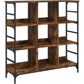 vidaXL Dressoir 102x32x103,5 cm bewerkt hout gerookt eikenkleurig