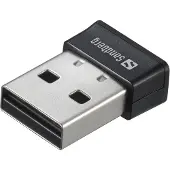 Sandberg Micro Wifi Dongle (USB 2.0), Netwerkadapter, Zwart