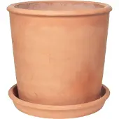Broste Copenhagen Rolf bloempot terracotta Ø50cm - 14469050