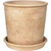 Broste Copenhagen Rolf bloempot beige Ø50cm - 14469052