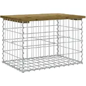 vidaXL Tuinbank schanskorfontwerp 63x44x42 cm geïmpregneerd grenenhout