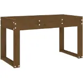 vidaXL Tuinbank 80x38x45 cm massief grenenhout honingbruin