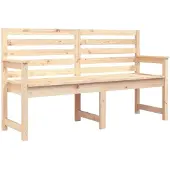 vidaXL Tuinbank 159,5x48x91,5 cm massief grenenhout