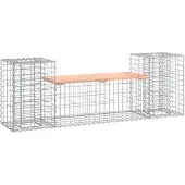 vidaXL Tuinbank schanskorfontwerp 183x41x60,5 cm massief douglashout