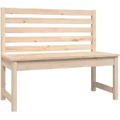 vidaXL Tuinbank 109 cm massief grenenhout