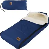 ECD-Germany Baby Voetenzak 94x48x10 cm Blauw Polyester Joyz