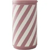 Design Letters Kids Life Kop Met Rietje Stripe - Mokken & kopjes Polypropyleen Berry Red - 30101024ARSTRIPE