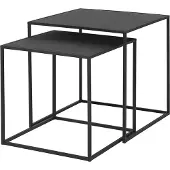 Blomus Bijzettafel Fera Black (set van 2)