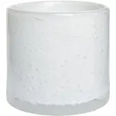 Jakobsdals Lagoon Kaarshouder 8 Cm Wit - Kaarshouders Glas White - N892169-01