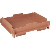 Broste Copenhagen Stacie Opbergbox Dienblad 34x44 Cm Bruin - Dienbladen Mdf Brown - 32000056