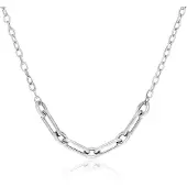 Glow - 925 Sterling Zilveren Ketting Voor Dames