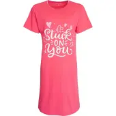 Temptation Dames Nachtmode - Bigshirt - Roze - Maat L