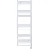 Alvoro Heat Round Elektrische Handdoekradiator - 160x50cm - 700W - Wit - Staal - Verwarming, Radiatoren, Elektrische Radiatoren - 2422280034731