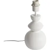 QAZQA Design tafellamp wit keramiek 15 cm zonder kap - Alisia
