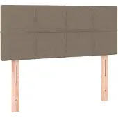 vidaXL Hoofdbord 80x5x78/88 cm stof taupe