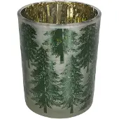 Mars & More windlicht herfst dennenboom medium 12cm*