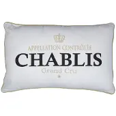 Mars & More kussen wijn chablis wit 40x60cm