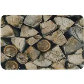 Mars & More deurmat geklooft hout 75x50cm