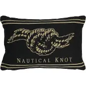 Mars & More gobelin kussen antraciet nautical knot 30x45cm*