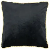 Mars & More kussen fluweel goud zwart 45x45cm