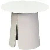 AVH-Collectie Barolo bijzettafel 45cm rond H39cm aluminium latte