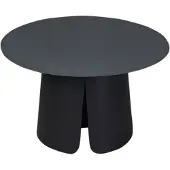 AVH-Collectie Barolo bijzettafel 70cm rond H42cm aluminium antraciet