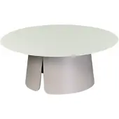 AVH-Collectie Barolo Savanna bijzettafel 90cm rond H36cm aluminium latte