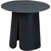 AVH-Collectie Barolo bijzettafel 45cm rond H39cm aluminium antraciet