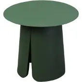 AVH-Collectie Barolo bijzettafel 45cm rond H39cm aluminium groen