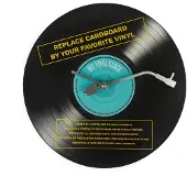 Huismerk LP Wandklok soundtracks DIY