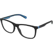 Polaroid PLD D517 55/16/145 Matte zwarte blauwe polyamide monturen UNISEX PLD D517