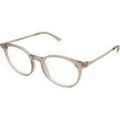 Polaroid PLD D496 50/19/145 Beige Polyester monturen UNISEX PLD D496