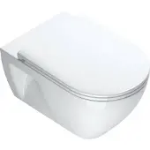 Catalano Sfera Eco Wandcloset Newflush CataGlaze+ 54,5cm Zonder Zitting - Glans Wit - Keramiek - Toiletten, Hangtoiletten - 8055348936896