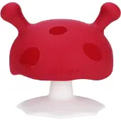 Mombella Bijtring Mushroom - donkerrood- 3m+ Rood