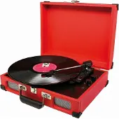Soundmaster PL580RO– Koffermodel platenspeler met ingebouwde speakers