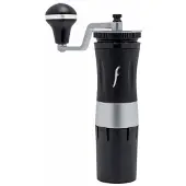 My Flair Espresso Royal Koffiemolen handmatig, staal molenstenen - Zwart
