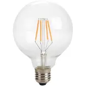 Vellight Retro LED-gloeilamp - G95 - 4 W - E27 - 2200 K - intens warmwit