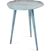Benoa Sidetable blauw patina 34,5 (set of 2)