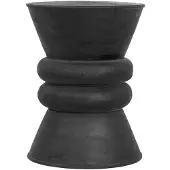 MUST Living Ring Ring krukje suarhout zwart 35x35x45cm