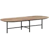 DTP Home Coffee table Soho TEAKWOOD,35x150x60 cm, recycled teakwood top (Naturel, 150x60x35cm)