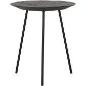 DTP Home Highlight Jupiter salontafel teakhout zwart 40x40x45cm