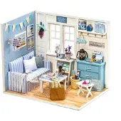 Kik DIY Modelbouw Woonkamer - Miniatuurhuisje Fresh Sunshine - Miniatuur Bouwpakket
