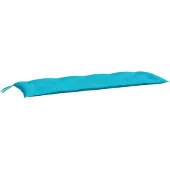 vidaXL Tuinbankkussen 150x50x7 cm oxford stof turquoise