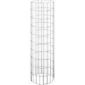 vidaXL Gabion paal rond Ø30x100 cm gegalvaniseerd staal
