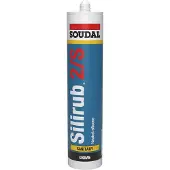 Soudal Silirub 2S licht grijs 300ml