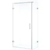 Maxaro Diamond Douchecabine | 100x60 cm Chroom Helder glas Draaideur Rechthoek