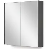 Maxaro Spiegelkast Met Verlichting Modulo 70x70cm Donkergrijs Beton